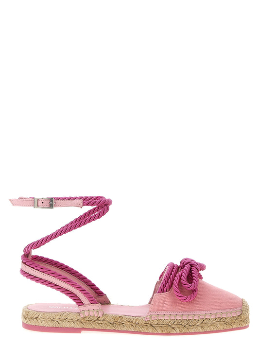 'Double Bow Pink Riviera' espadrilles Flat shoes