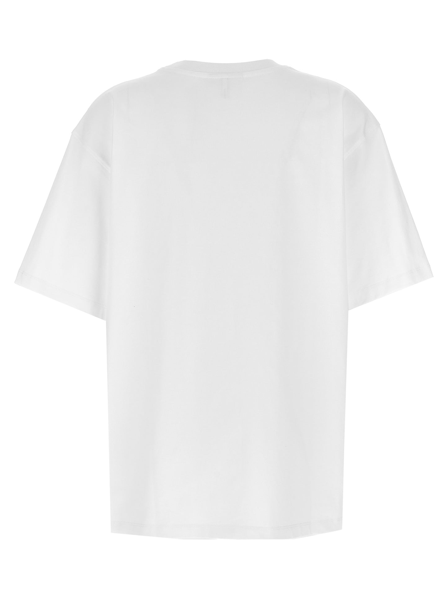 Rhinestone logo embroidery T-shirt T-shirt