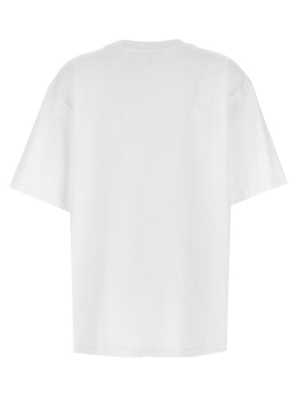 Rhinestone logo embroidery T-shirt T-shirt