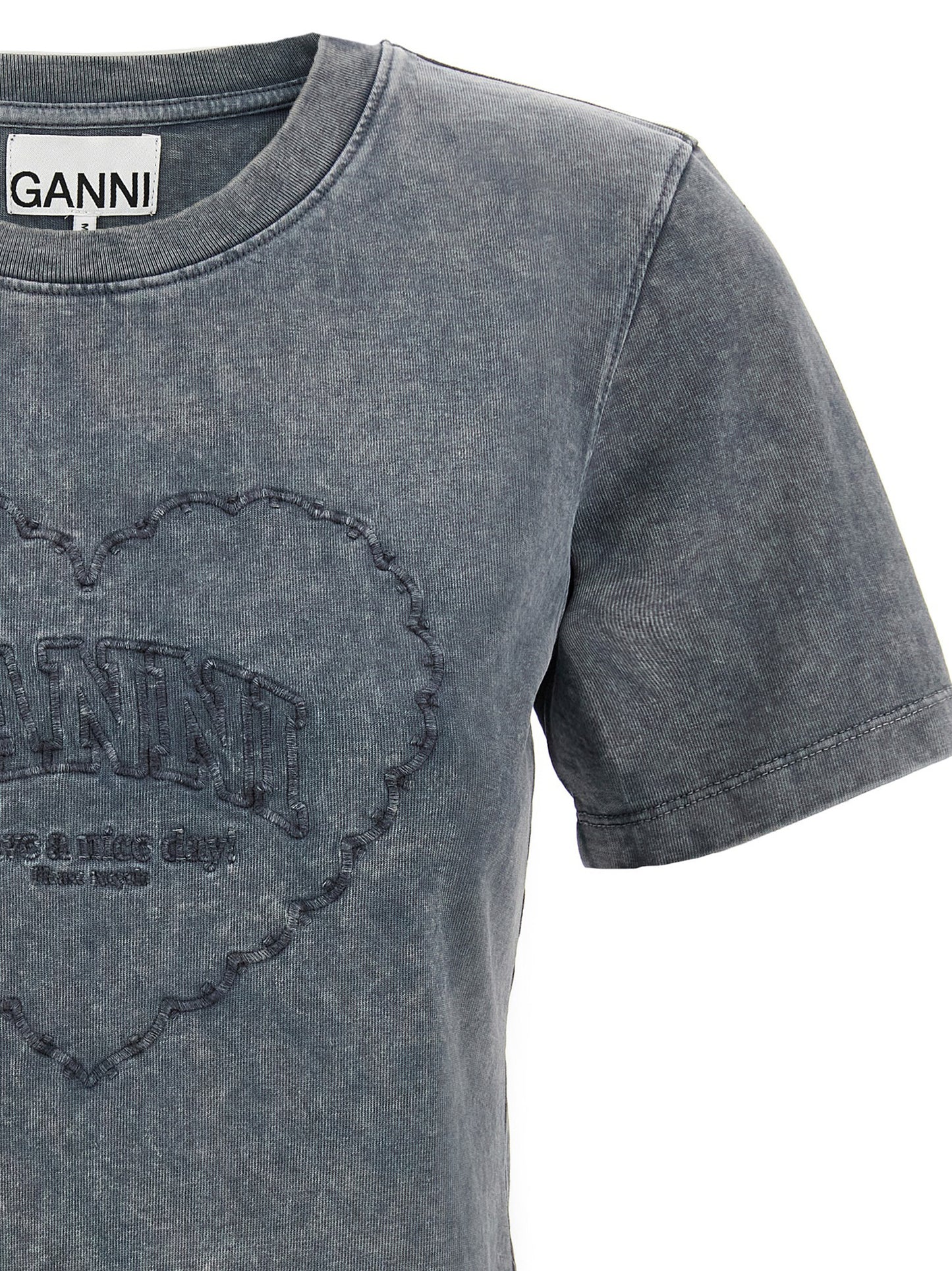 'Grey Washed Heart' T-shirt T-shirt