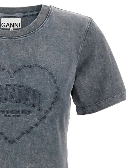 'Grey Washed Heart' T-shirt T-shirt