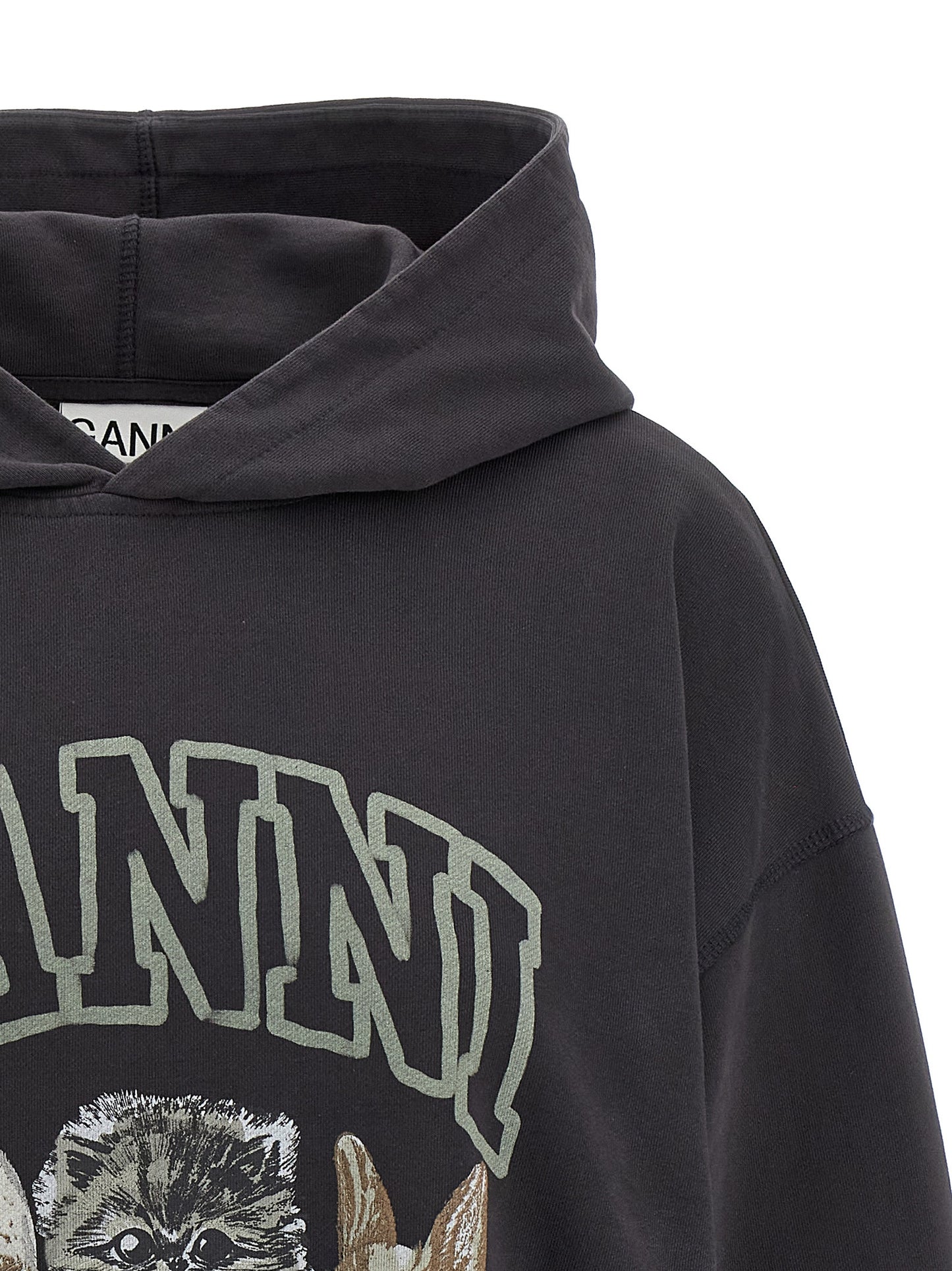 'Grey Animal Print' hoodie Sweatshirt
