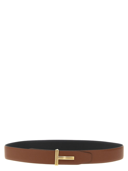 Logo buckle reversible belt Belts