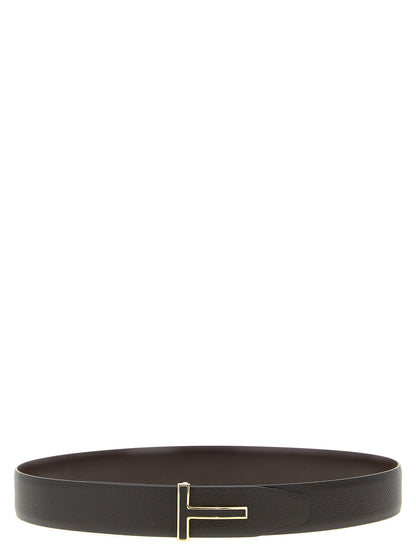 Logo buckle reversible belt Belts
