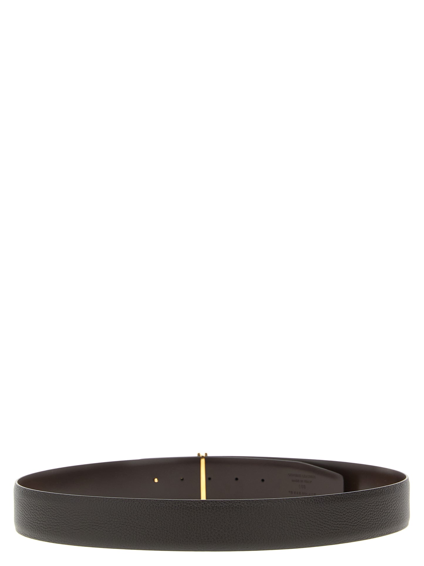 Logo buckle reversible belt Belts