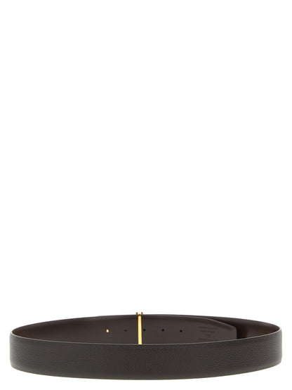Logo buckle reversible belt Belts
