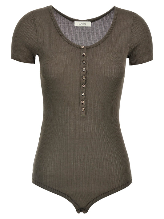 Ribbed body Tops