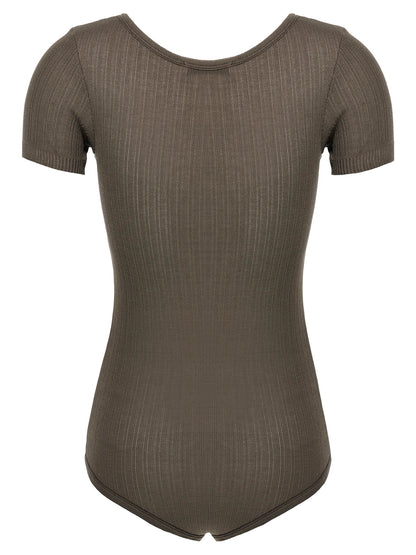 Ribbed body Tops