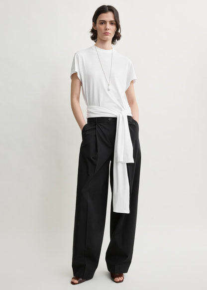 Toteme Single pleat cotton trousers