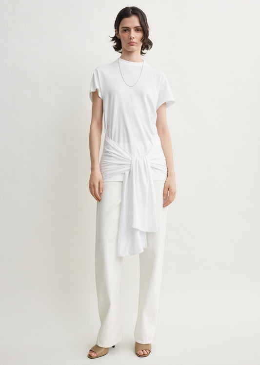 Toteme Tie-waist jersey top
