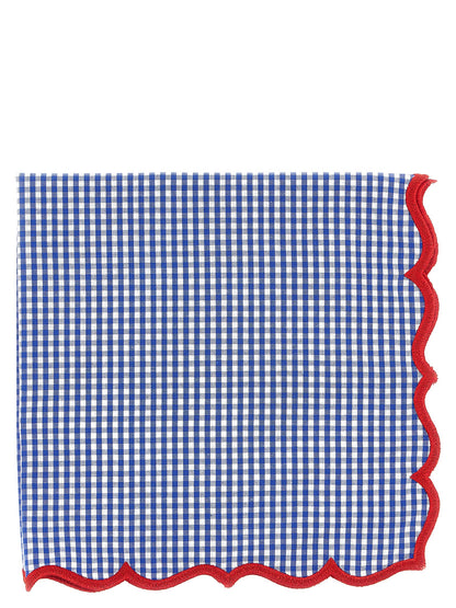 Scalloped vichy napkin Kitchen linen