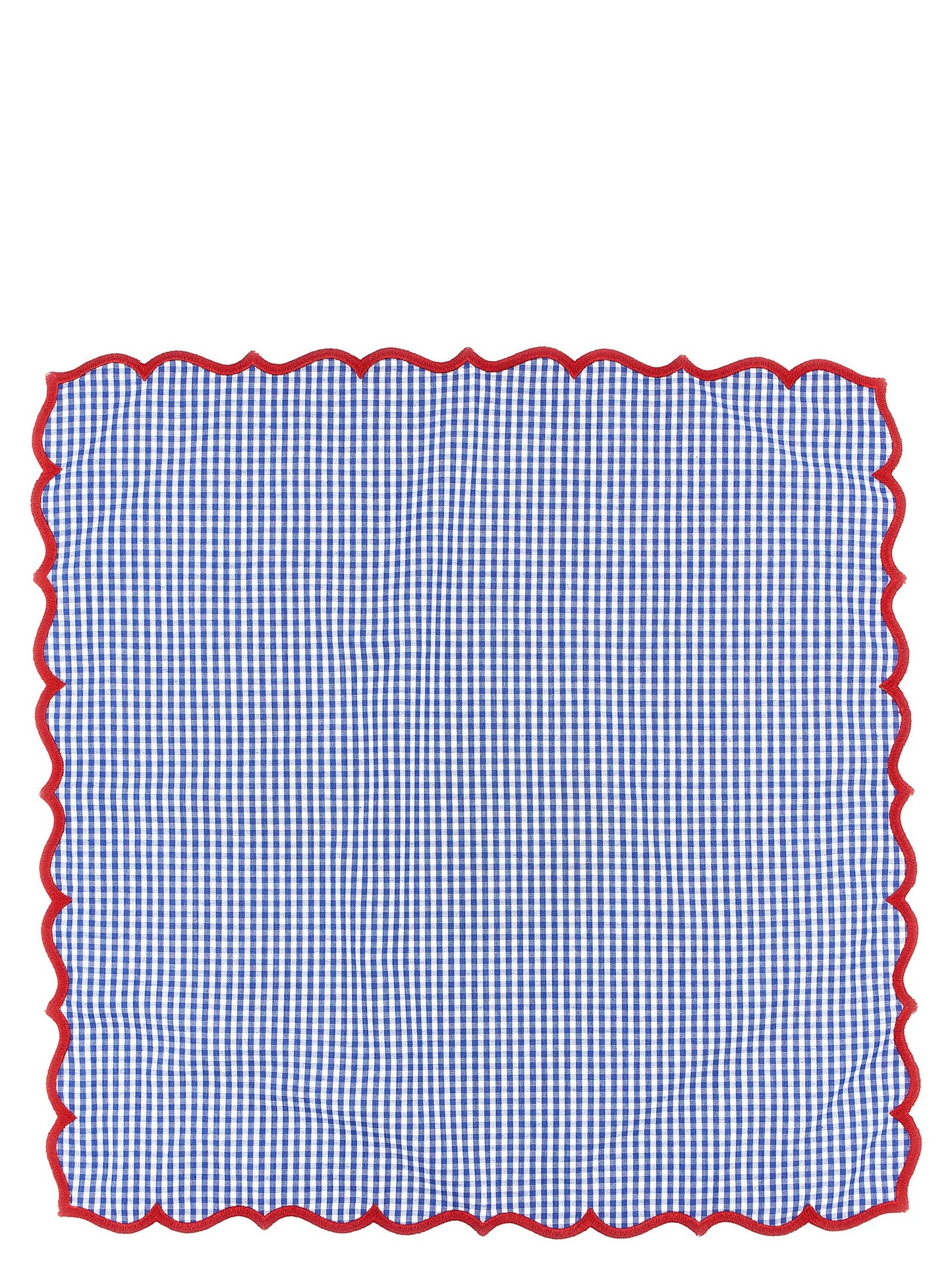 Scalloped vichy napkin Kitchen linen