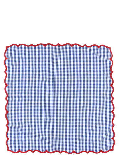 Scalloped vichy napkin Kitchen linen