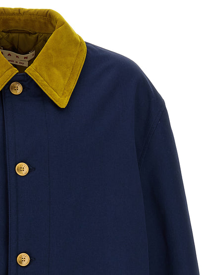 Cotton gabardine parka Casual jackets, parka