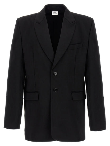 'Logo Embroidered' blazer Blazer