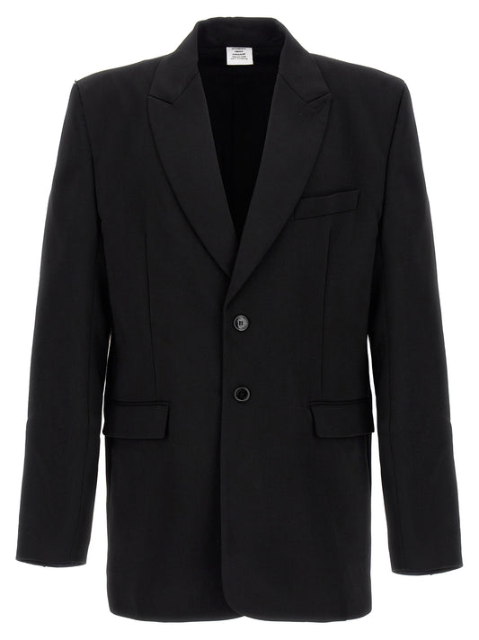 'Logo Embroidered' blazer Blazer