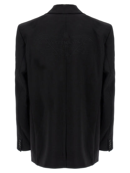 'Logo Embroidered' blazer Blazer