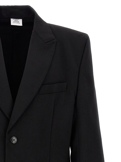 'Logo Embroidered' blazer Blazer