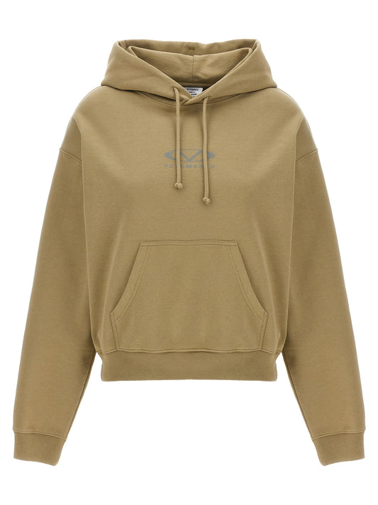 'Oval Logo' hoodie Sweatshirt