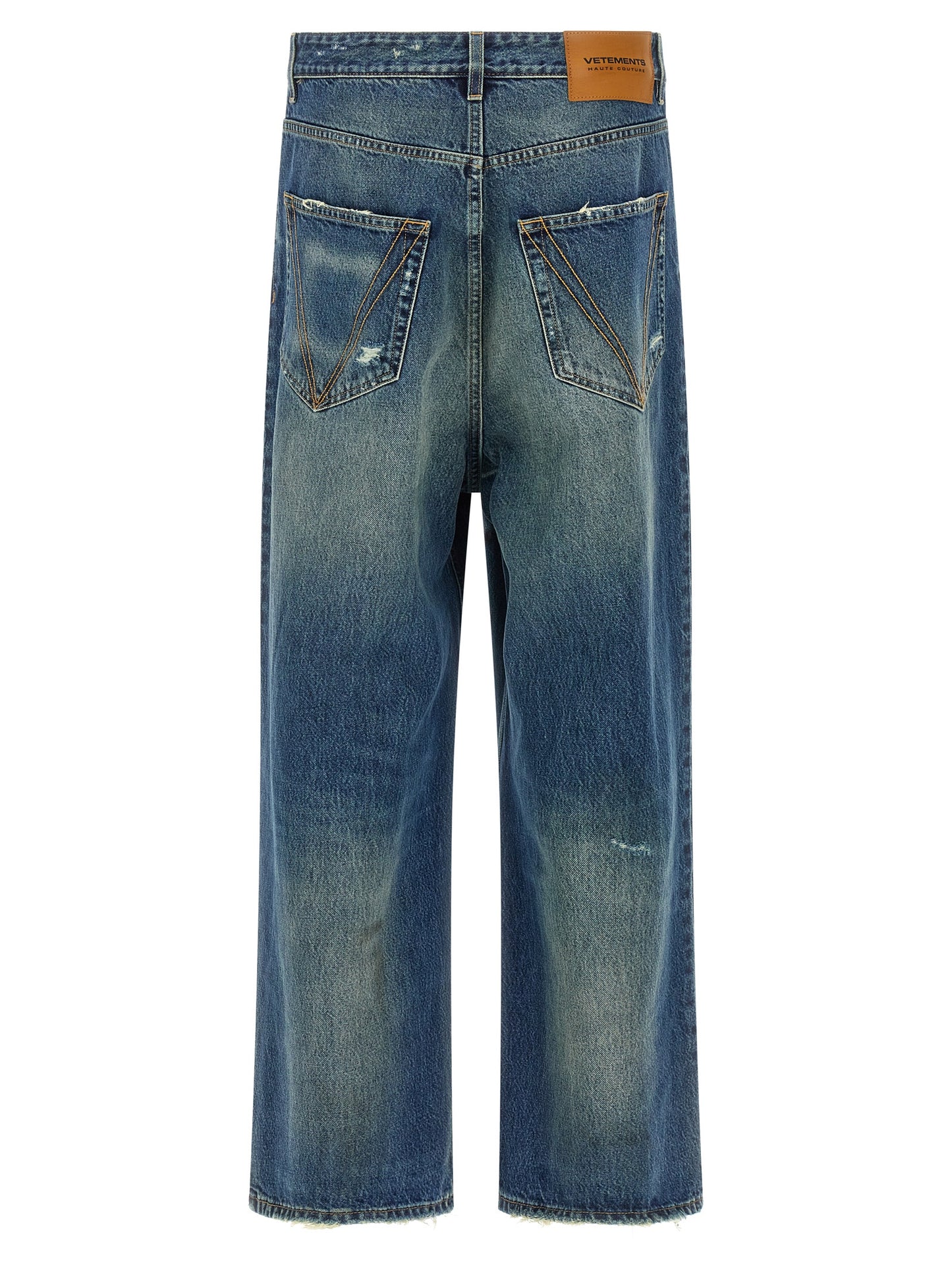'Blue Distressed Baggy' jeans Jeans