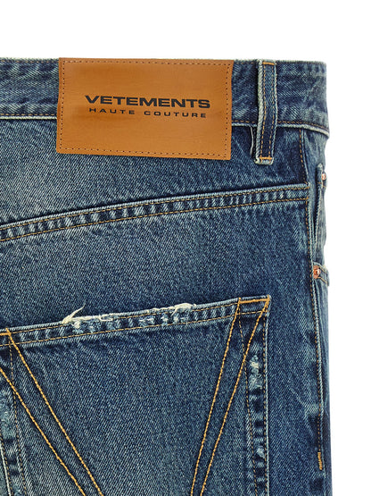 'Blue Distressed Baggy' jeans Jeans