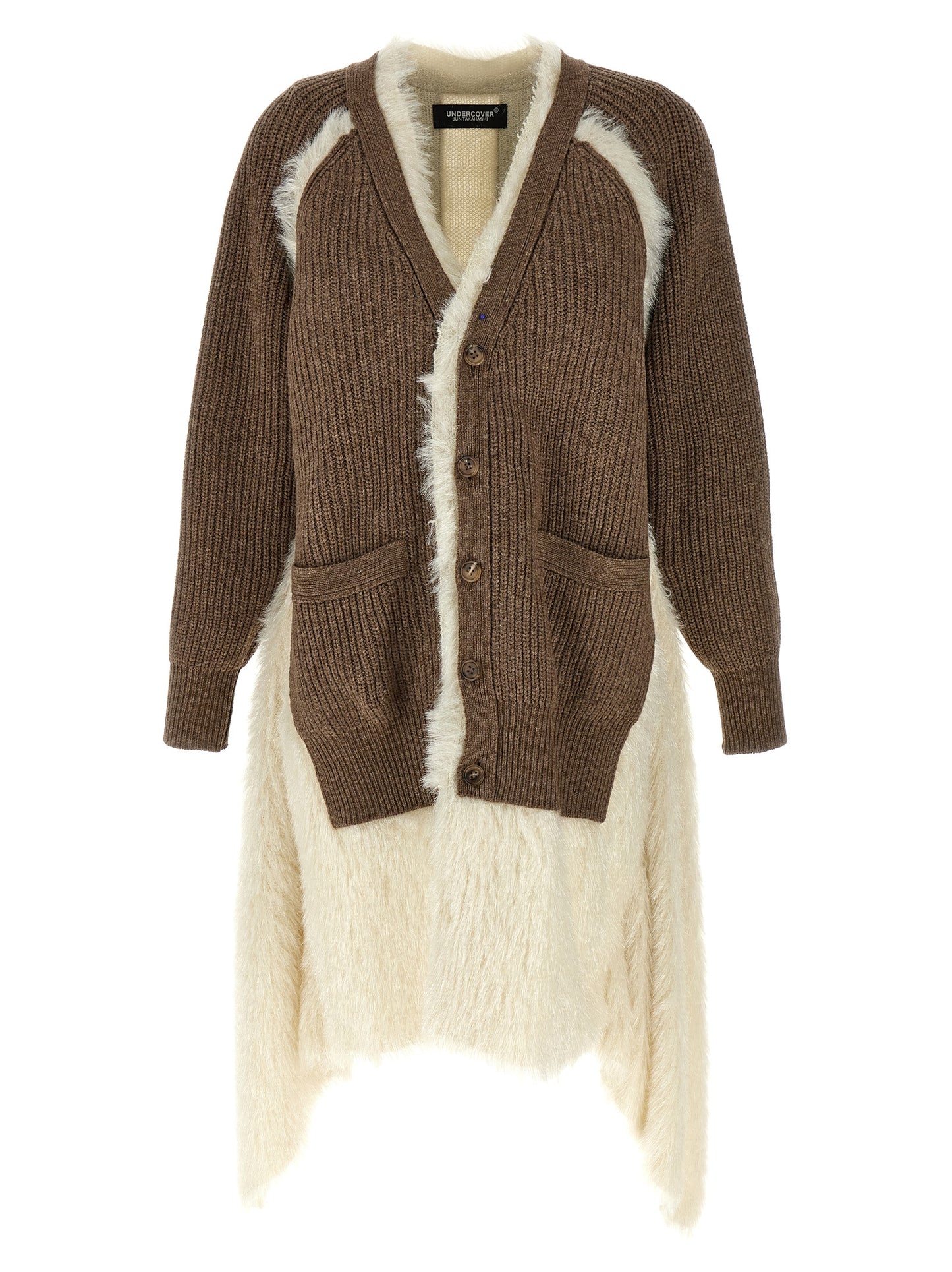 Two-material cardigan Sweater, cardigans