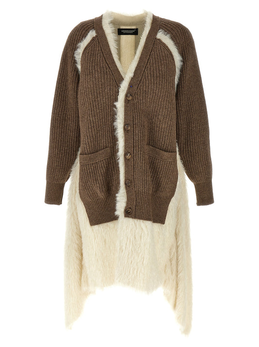 Two-material cardigan Sweater, cardigans