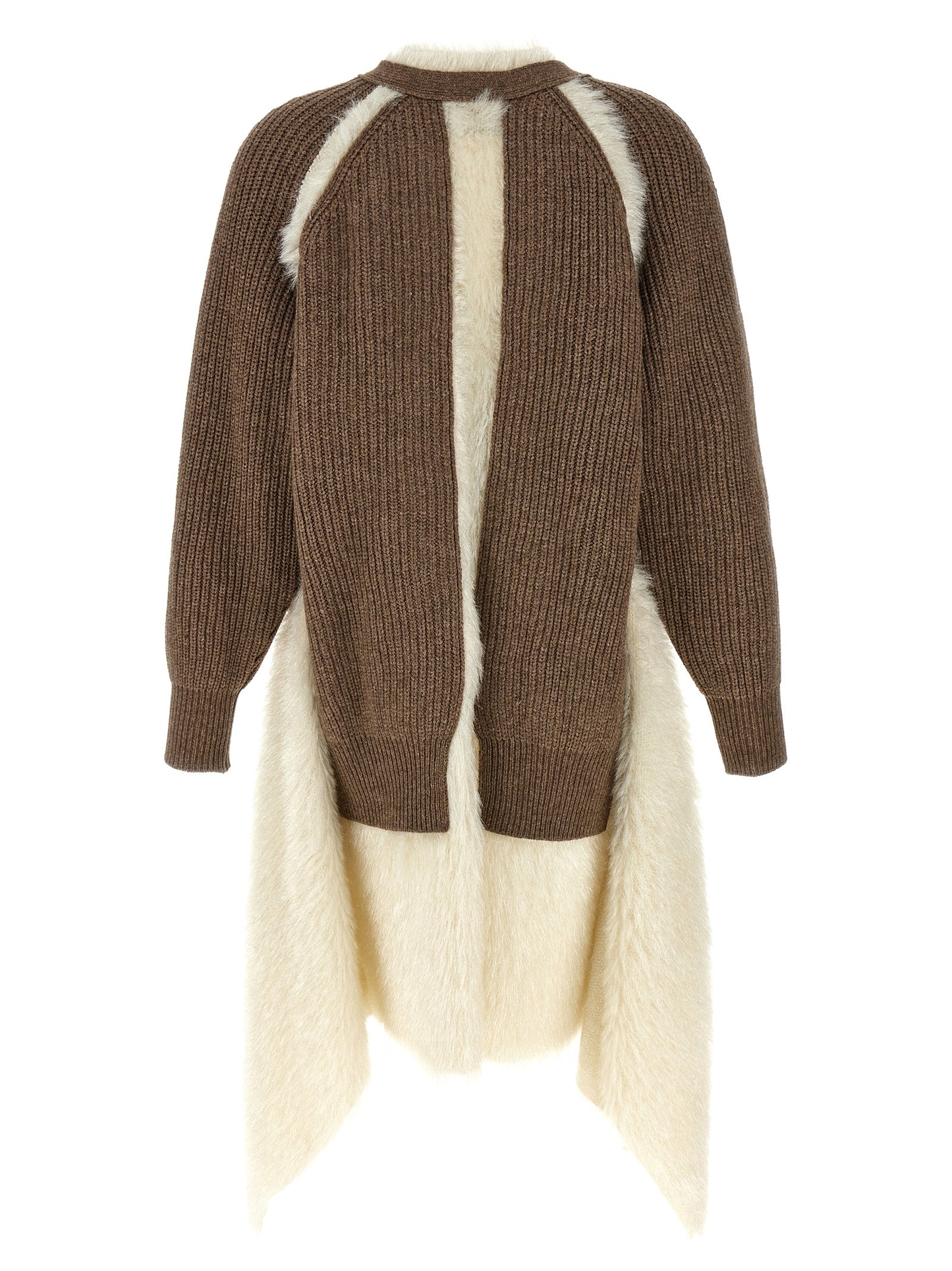 Two-material cardigan Sweater, cardigans