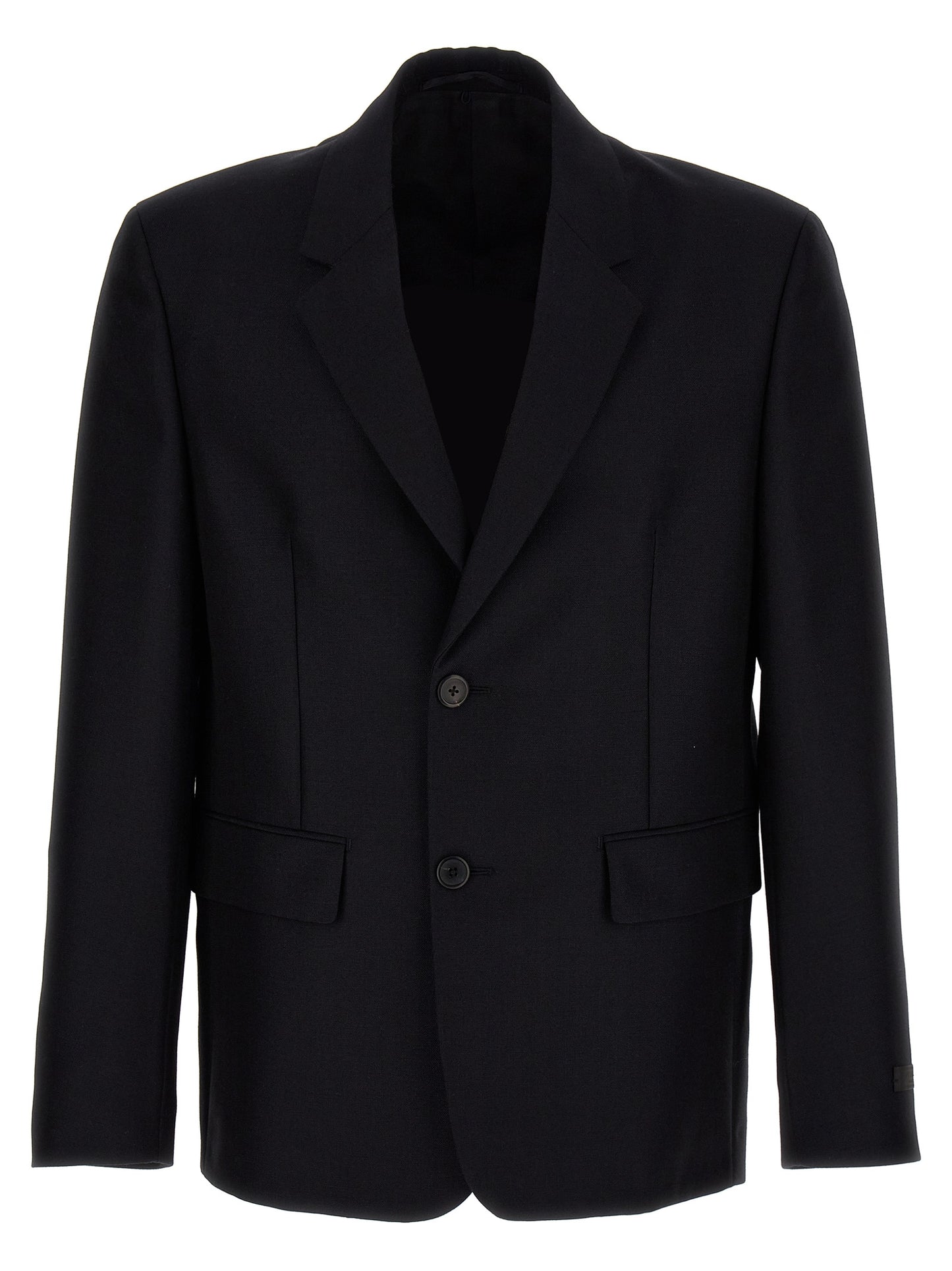 Removable collar single-breasted blazer Blazer