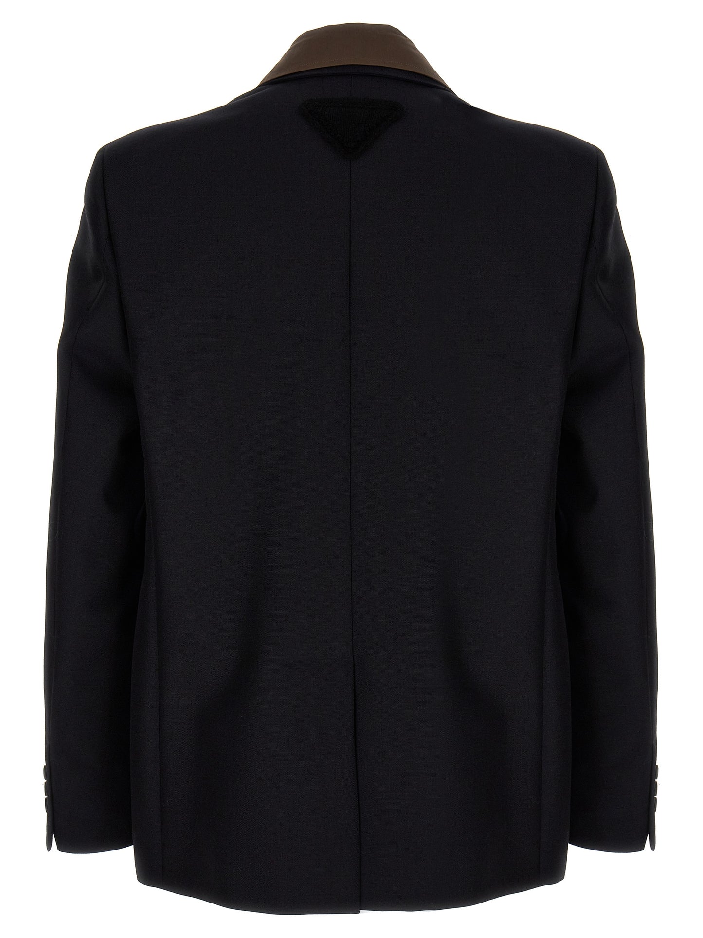 Removable collar single-breasted blazer Blazer