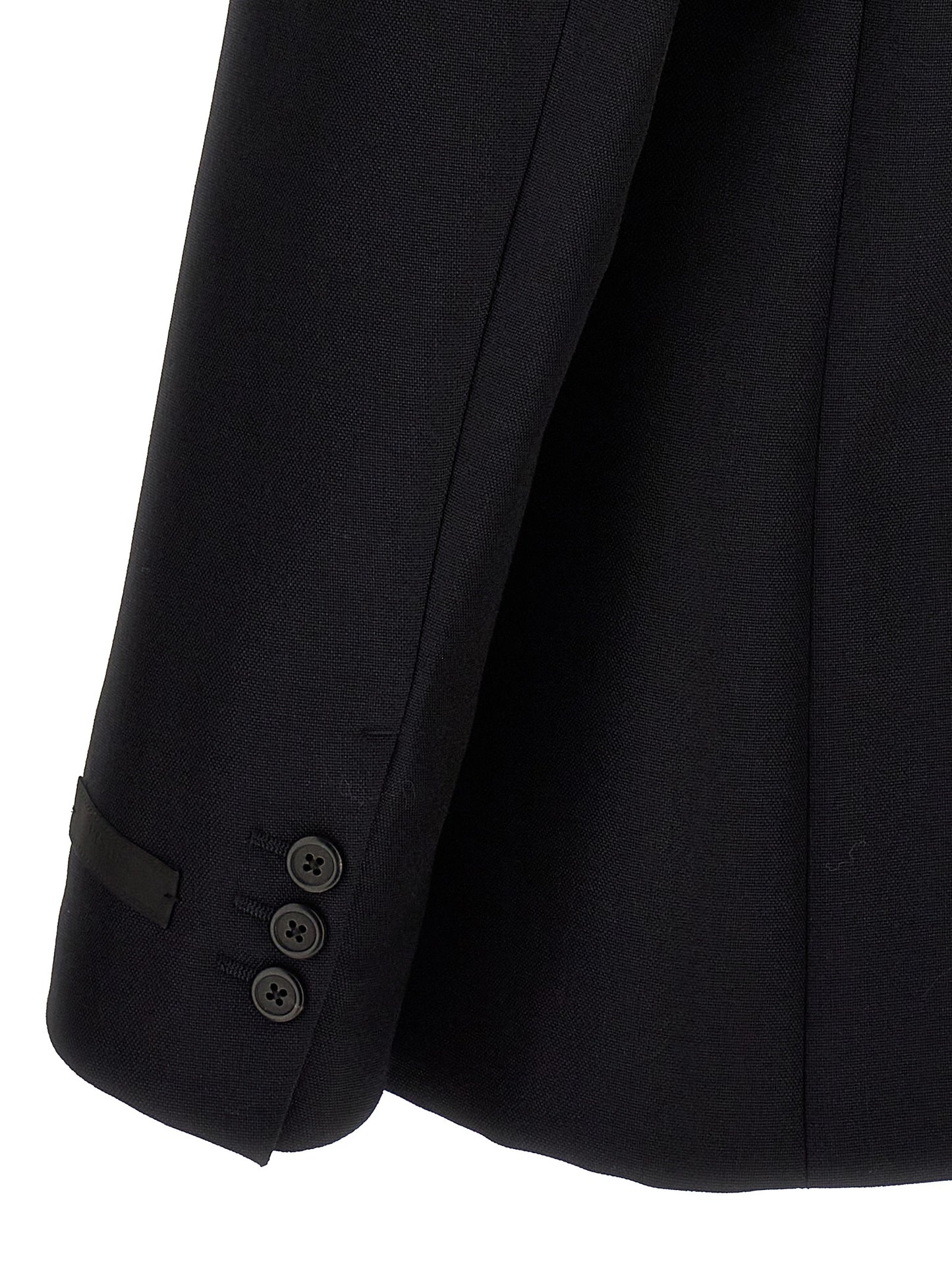 Removable collar single-breasted blazer Blazer