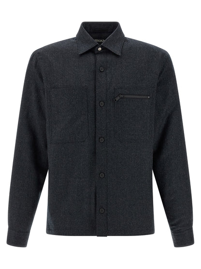 Techmerino overshirt Shirt, blouse