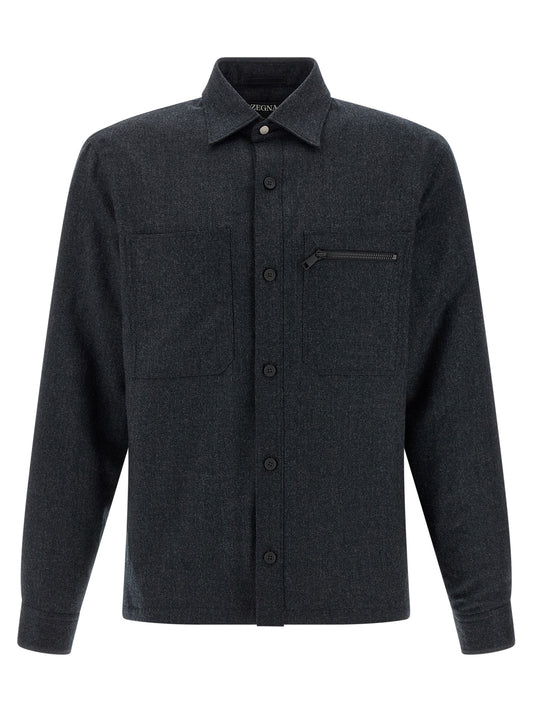 Techmerino overshirt Shirt, blouse