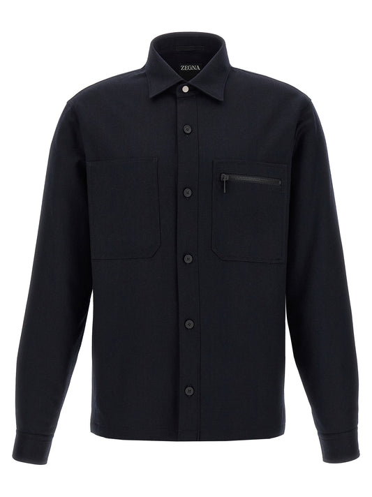 Techmerino overshirt Shirt, blouse