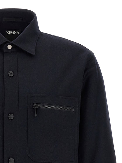 Techmerino overshirt Shirt, blouse