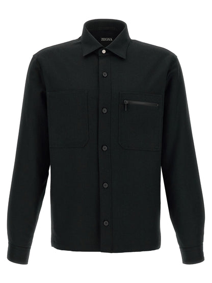Techmerino overshirt Shirt, blouse
