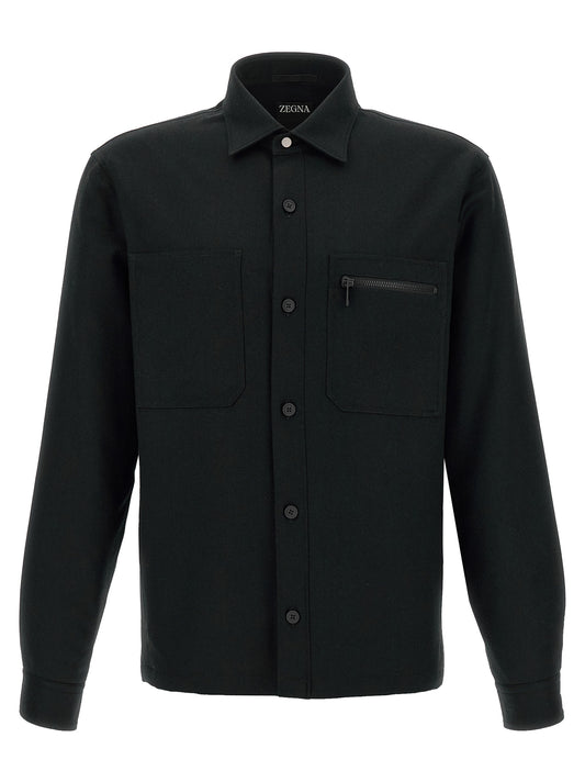 Techmerino overshirt Shirt, blouse