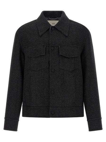 Lenci cloth overshirt Down jacket, Parka, Casual jackets