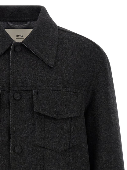 Lenci cloth overshirt Down jacket, Parka, Casual jackets