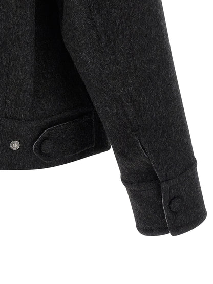 Lenci cloth overshirt Down jacket, Parka, Casual jackets