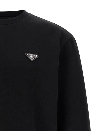 Saffiano logo sweatshirt Sweatshirt
