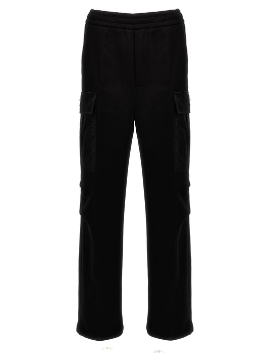 Nylon insert cargo joggers Pants