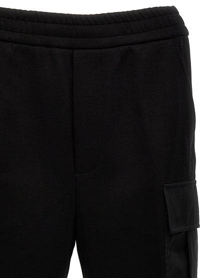 Nylon insert cargo joggers Pants