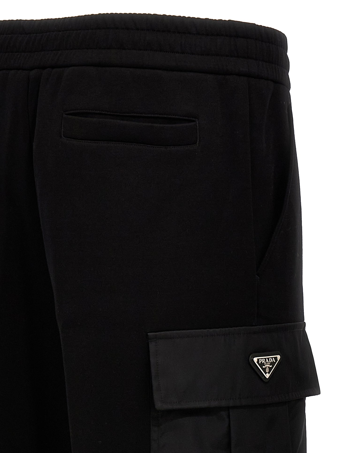 Nylon insert cargo joggers Pants