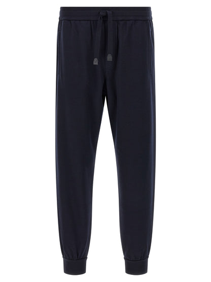 Cotton and cashmere joggers Pants