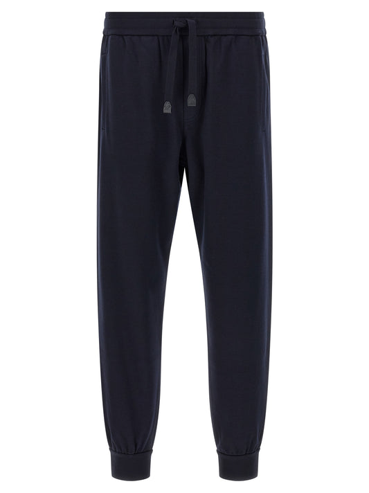 Cotton and cashmere joggers Pants