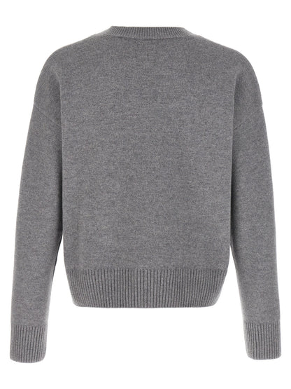 Puff logo patch sweater Sweater, cardigans