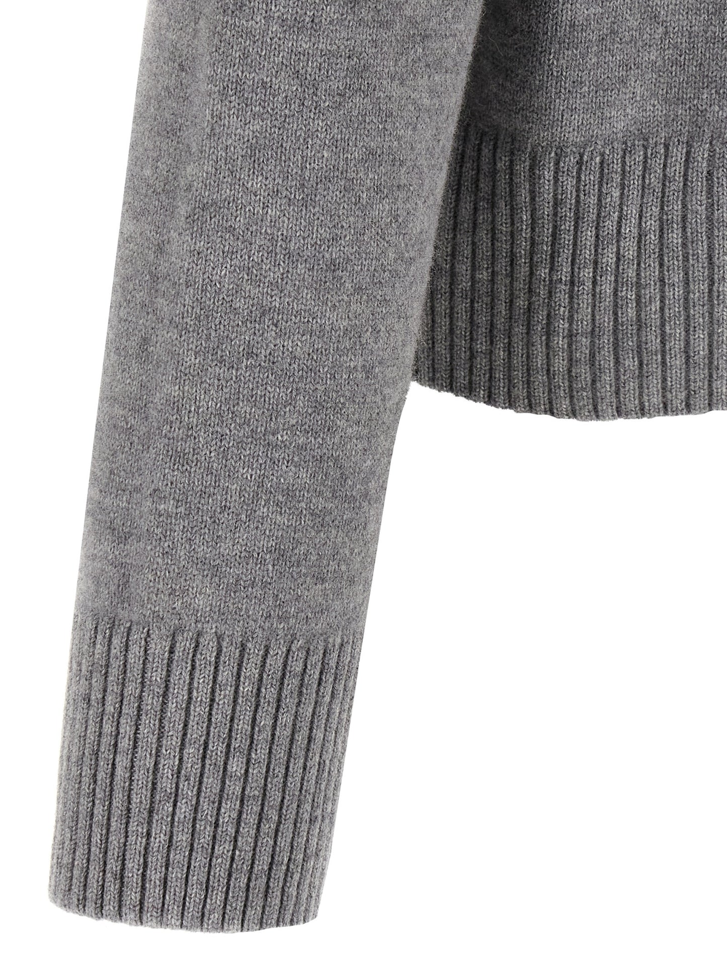 Puff logo patch sweater Sweater, cardigans