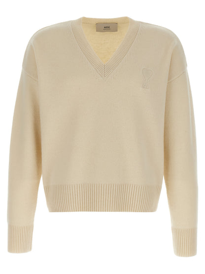 Puff logo patch sweater Sweater, cardigans