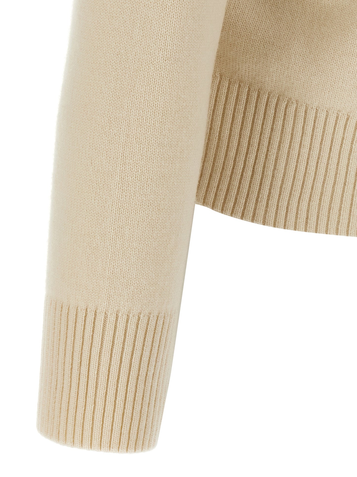 Puff logo patch sweater Sweater, cardigans